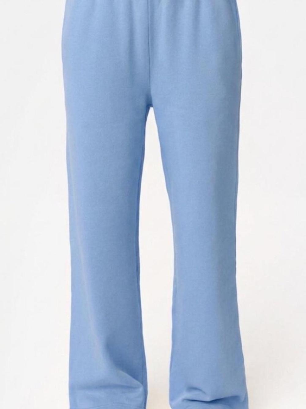 Mate the label organic fleece straight leg sweatpant blue small rare